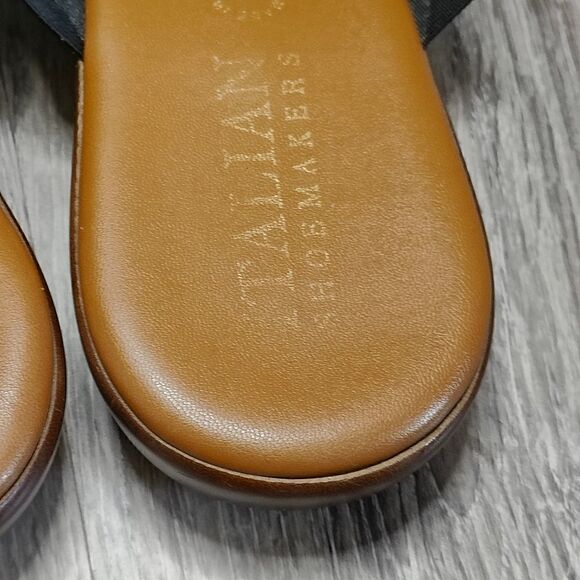 Italian Shoe Maker Slip On Stretch Band Sandals - Picture 5 of 13